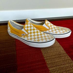 Slip on yellow vans